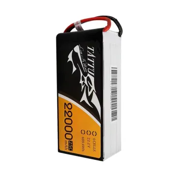 TATTU 22000mAh 22.2V 6S LiPO Battery 25C for agriculture drones