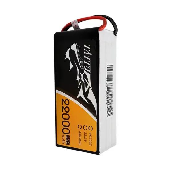 TATTU 22000mAh 22.2V 6S LiPO Battery 25C for agriculture drones