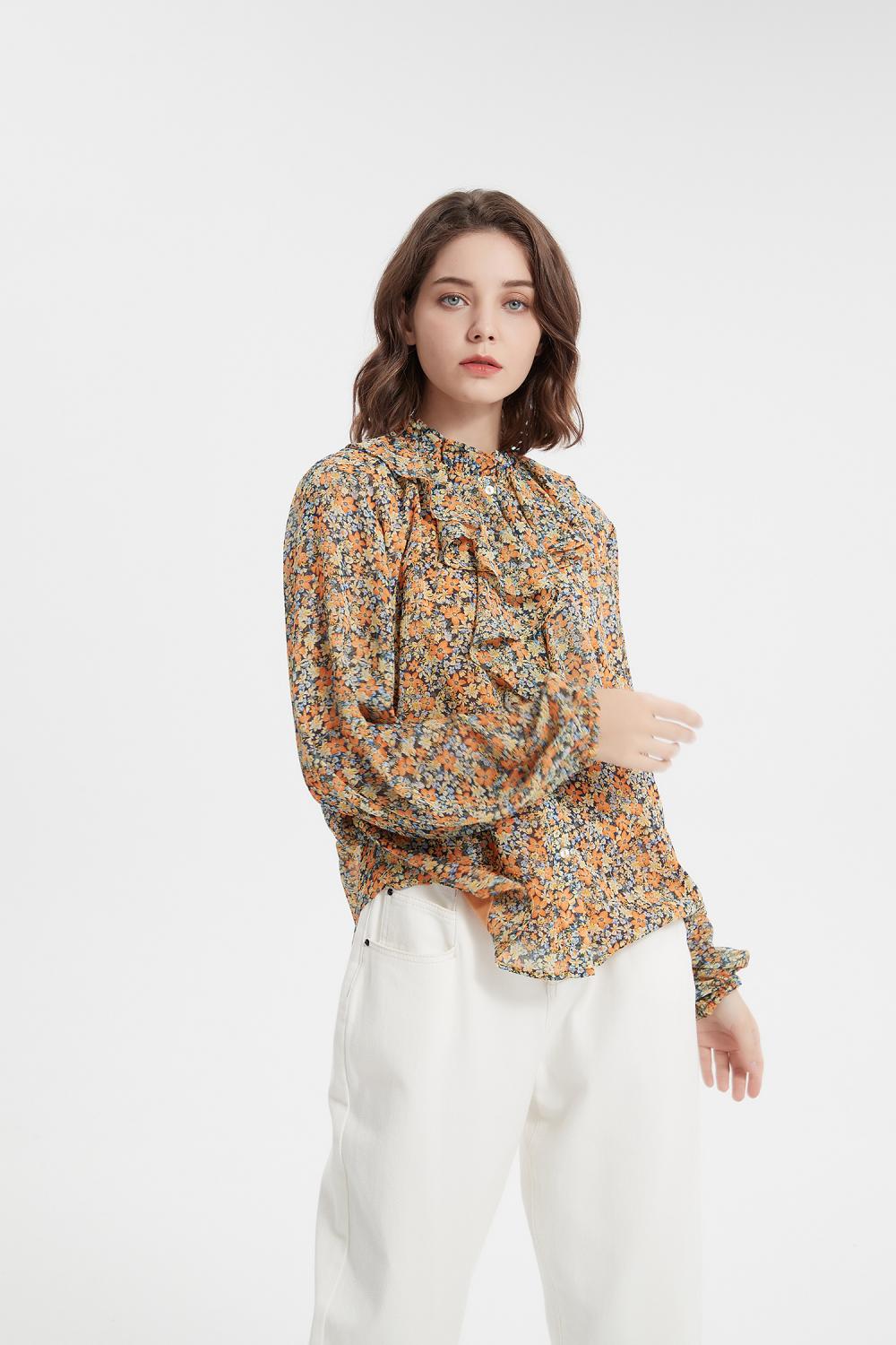 Ladies Floral Print Blouse