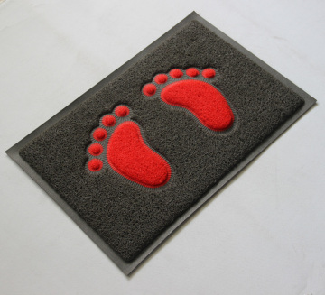 Red Gray colors 40x60cm foot entrance mat