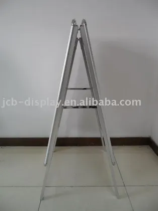 aluminum silver poster stand poster board