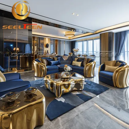 Modern U Shape Sofa Set for Luxurious Living Room Furniture