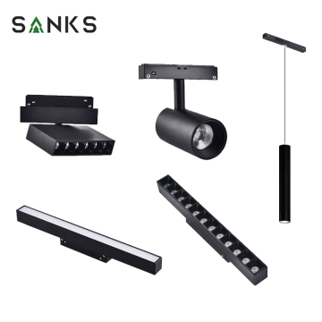 Wholesale Indoor LED Track Lights: 6W to 40W Magnetic Showcase Fixtures