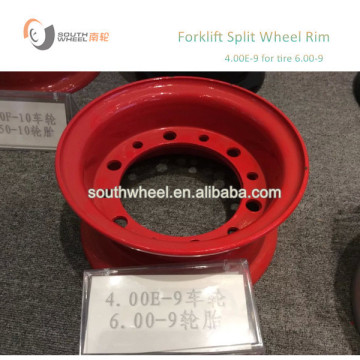 Wheel rims for forklift 400-9 for forklift tire 600x9