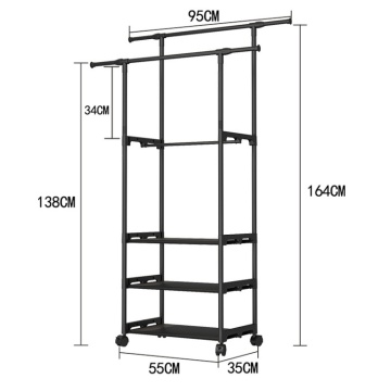 High Quality Multi-functional Clothes Drying Rack and Hanging Pole