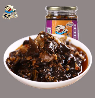 280g Hot Sale Chinese Pickle Preserved Crisp Black Fungus