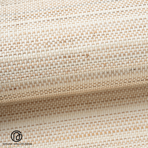 ورق حائط نباتي مصنوع يدويًا باللون الأبيض الجمالي الياباني