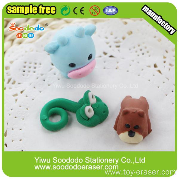 Characteristic Chinese Zodiac Various Animal Shaped Eraser