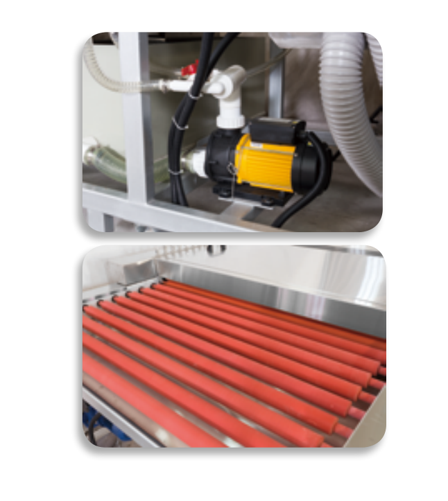 glass washing machine