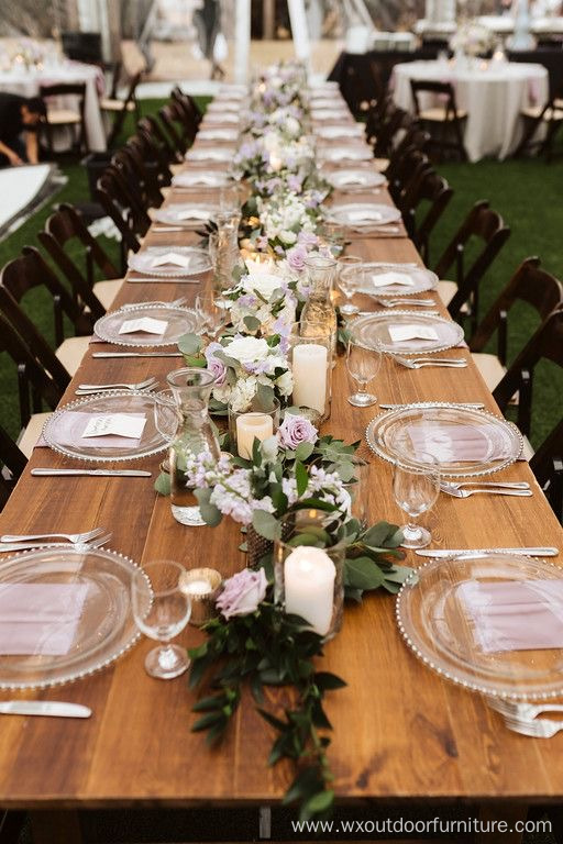 Portable Folding legs Free sample hot sale Long wooden board dining outdoor wedding banquet folding table