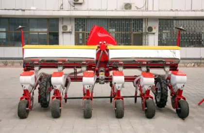 Agro air-suction precision 6 row seeders with fertilizer