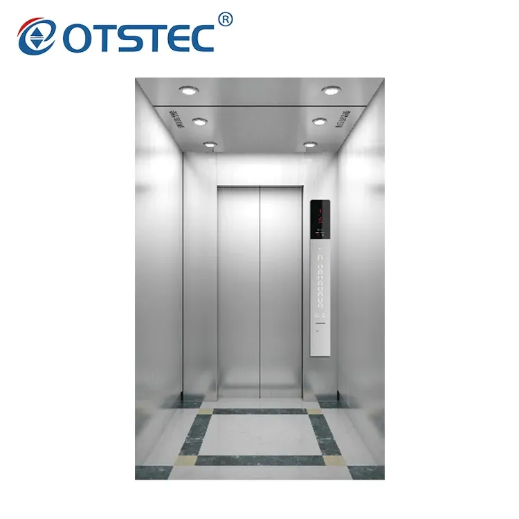 Gearless Hairline Stainless Steel Passenger Elevator Lift