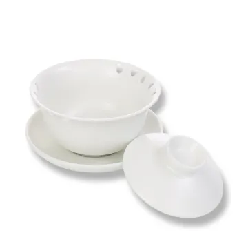 White Color Ding Kiln Ceramic Tea Cup