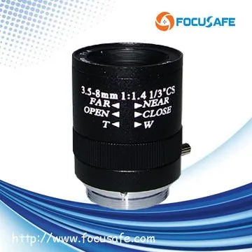 5-100mm Varifocal Manual Iris High Resolution Security CCTV Lens