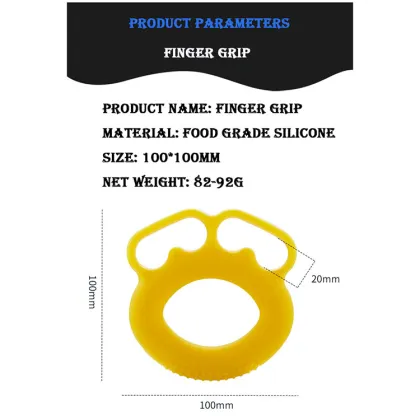 Finger Muscle Workout Silicone Power Exerciser Hand Grip Ring