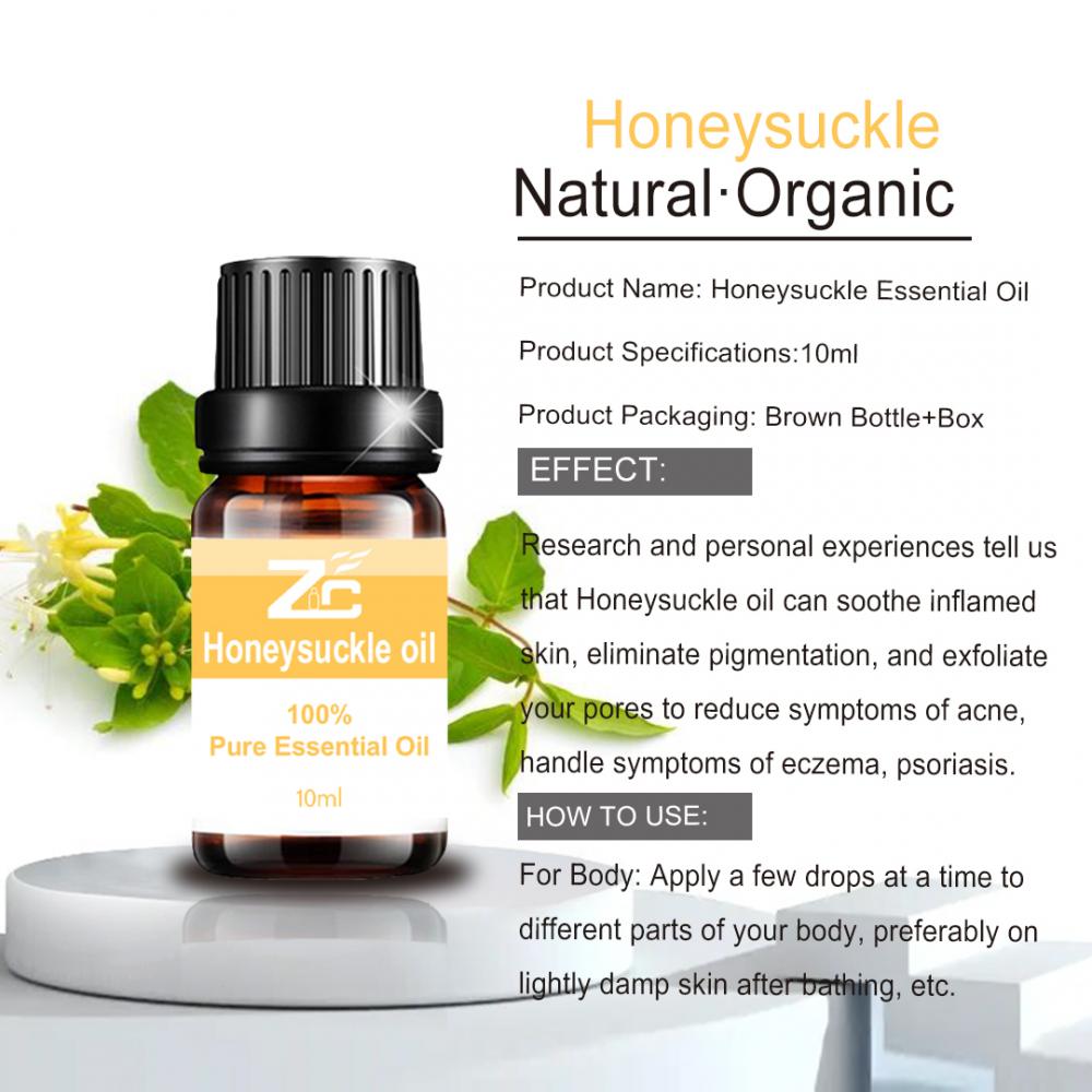 Pure Natural Honeysuckle Essential Oil for Diffuser Massage