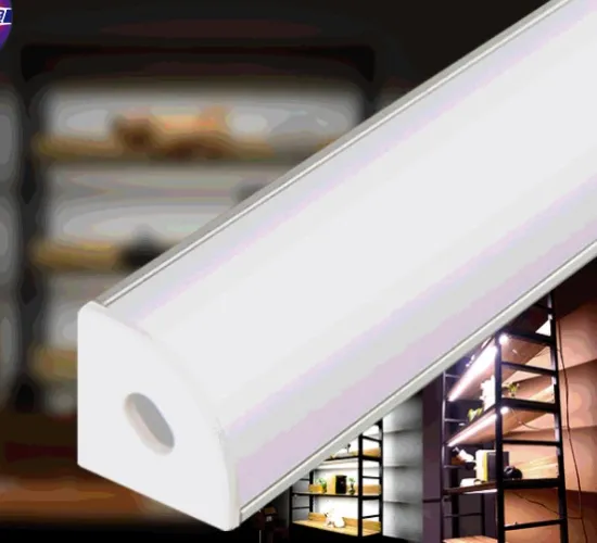 V shape aluminum troffer for LED linear lamp