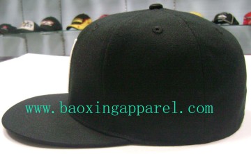 6 panel round shape crown cap with flat peak