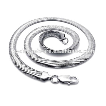Wholesale Good Quality Stainless Steel Chain Flat Snake Chain