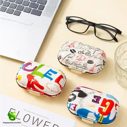 Portable Sealed Moisture-Proof Pill Dispenser Box