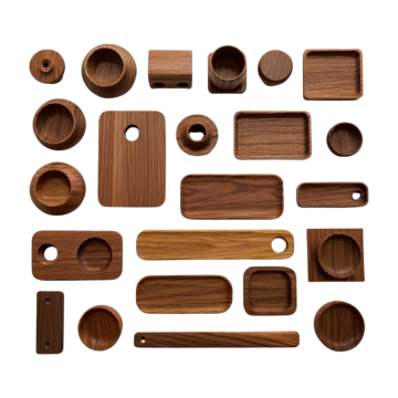 Custom CNC Machined Wooden Products & Laser Cut Wood Crafts: Calendar Labels & More