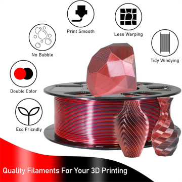 Silk Shine Dual-Color PLA Filament