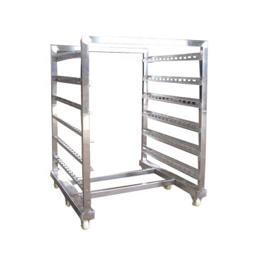 Customized Stainless Steel Baking Tray Trolley Rack for Meat Hanging