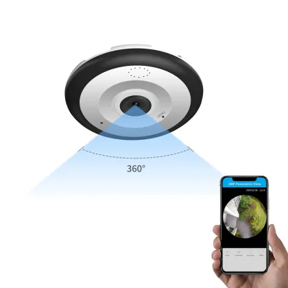 OEM Eyeball 360 Fisheye Cam - 180 Degree View Security Camera: 1.3MP, 3MP, 5MP Cloud Panoramic Camera