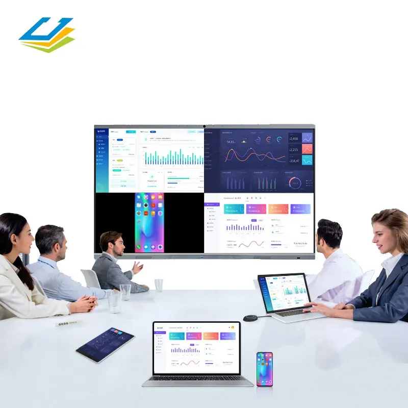 86 Inch Interactive Flat Panel Monitor Whiteboard
