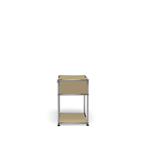 Modern Minimalist Metal USM Haller Nightstand with Drawer
