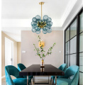 LEDER Glass Chandelier Para sa Sala