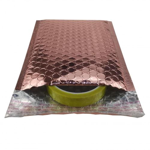 Rose Gold Metallic Bubble mailers
