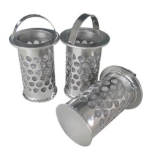 Industrial Chemical Reusable Stainless Steel Basket Filter