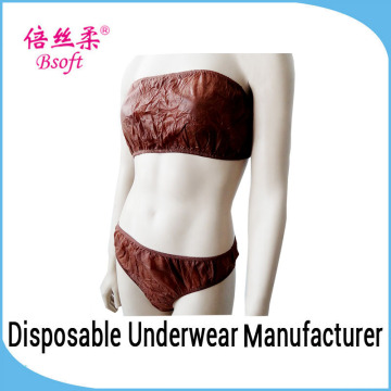 Factory Wholesale Disposable Panties Bra Set Ladies Underwear Sexy Bra And Panty New Design for refugee