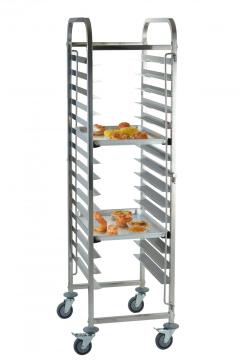 Stainless Steel Bread Pan Bakery Tray Rack Trolley