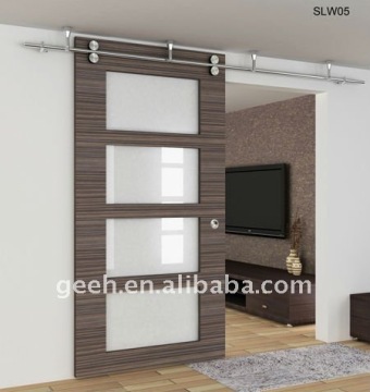 new popular sliding system for wooden door