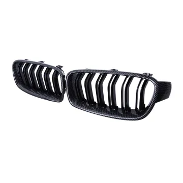 3 Series F30 F35 2013-2019 Carbon Fiber Double Line Front Bumper Grille