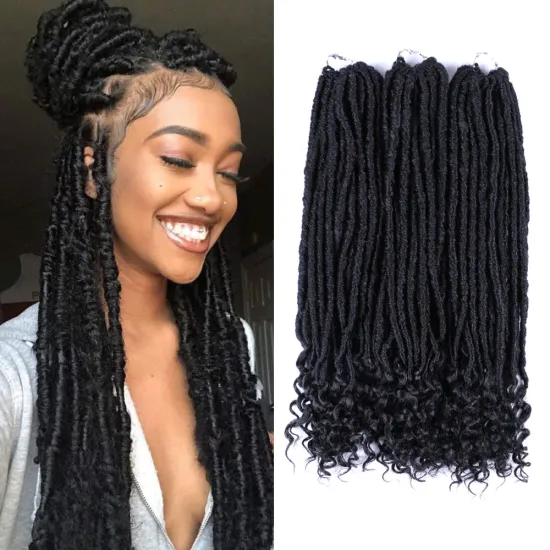 Hot sell Wholesale 20inch  ombre faux dreadlocks faux locs crochet hair dreadlock Goddess locs