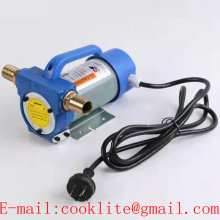 220V AC Portable Electric Diesel Engine Oil Transfer Extractor Fuel Pump Motor Self Priming 550W for Mobile Gas Station