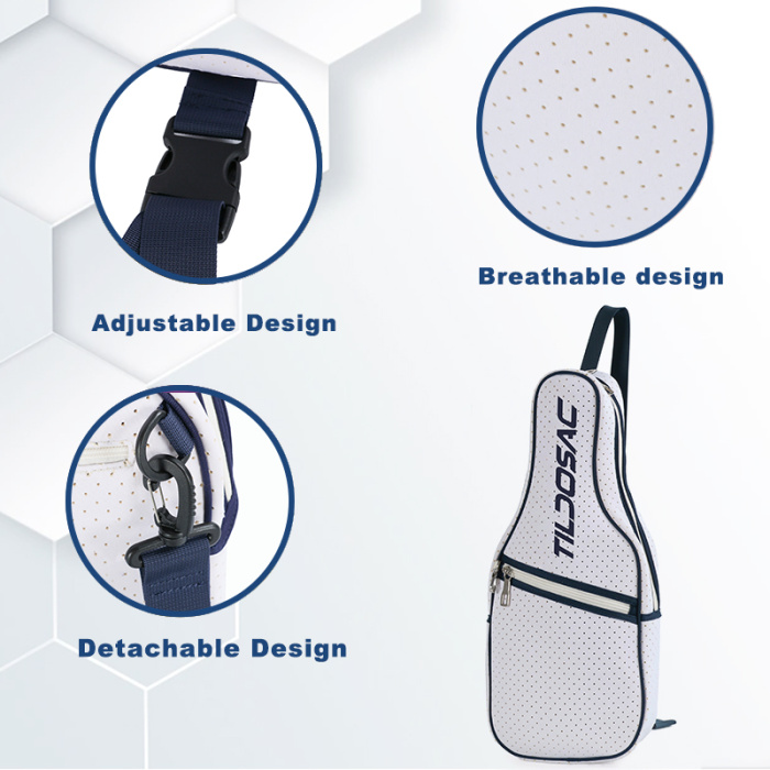 Breathable Neoprene Fabric Pickleball Bag