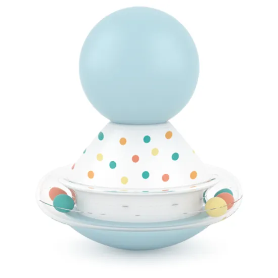 Wooden Multifunction Bead Cute Tumbler - Infant Toy Baby Cartoon Non-Toxic Montessori Early Education