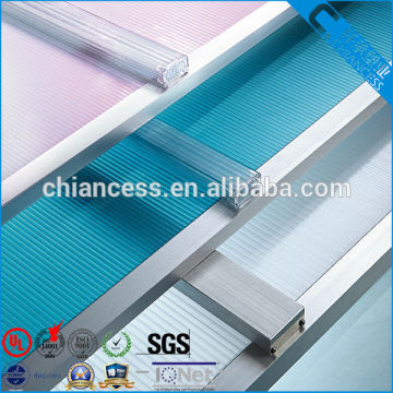 U Lock System Polycarbonate waterproof sunlight pc Sheets daylighting