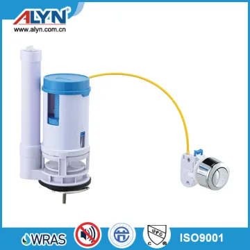 WRAS toilet tank fittings ABS wire control dual plastic cistern flush valve