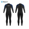 Sea Seaskin Back Zipper Manga larga Buceo para hombres