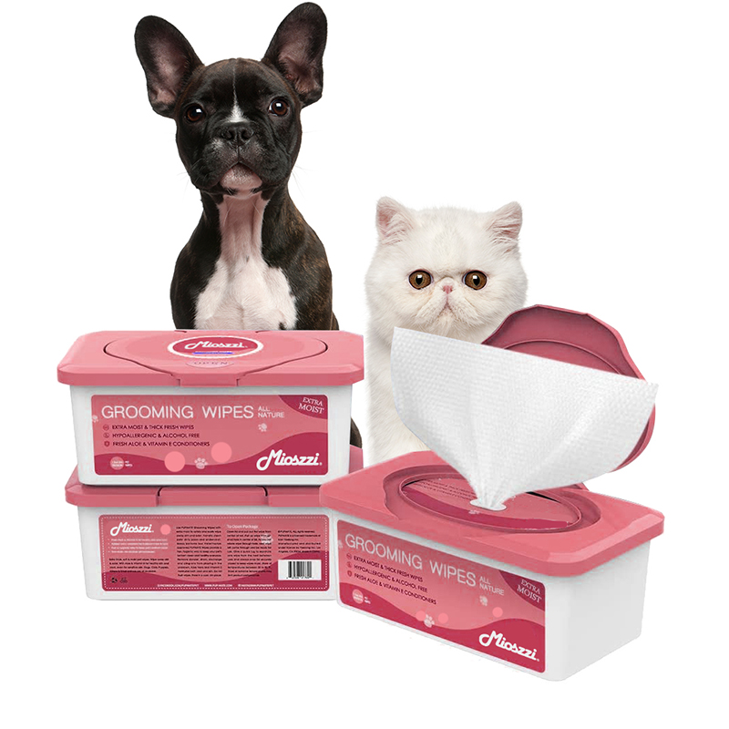 Lingettes en bambou pour animaux de compagnie en tissu non tissé pour désodorisant