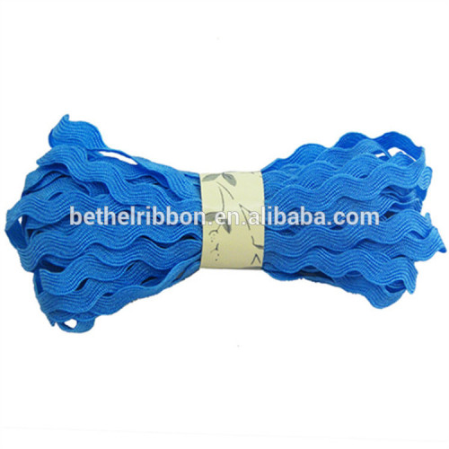 Modern new products quality printed ric rac ribbon