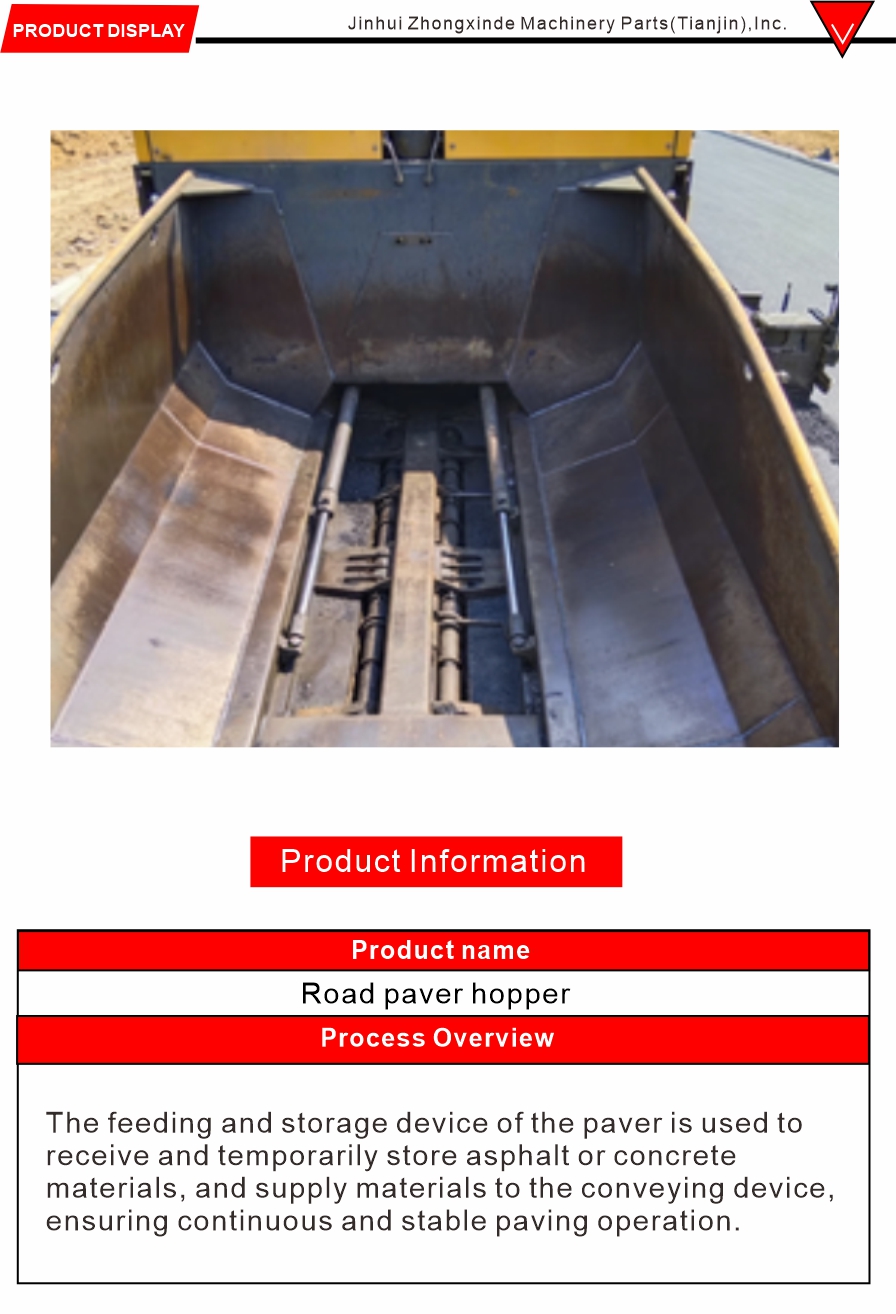 Road Paver Structural Parts