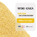 Arena para gatos de mijo ecológica para mascotas sanas