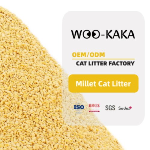 Arena para gatos de mijo natural con control de olores