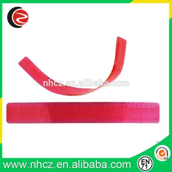 red flexible Folding Ruler with new design